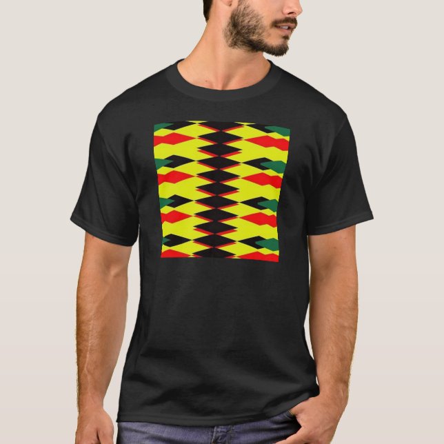 T-shirt Plate-forme jaune de jokers de harlequin (Devant)