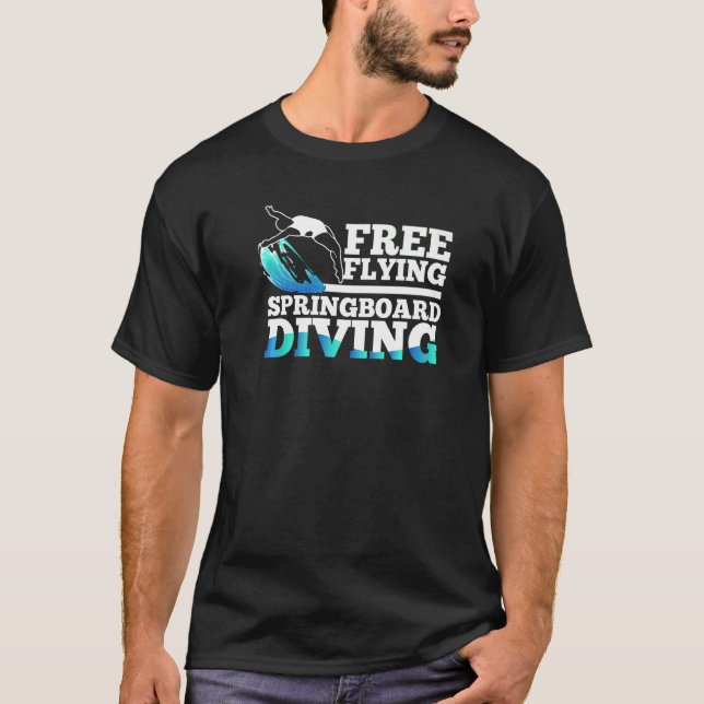 T-shirt Plate-forme plongée au Springboard Flying Diver (Devant)