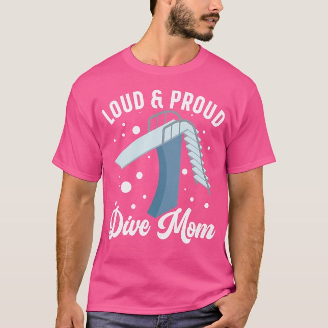 T-shirt Plateforme Diver Coach Springboard Planche de plon (Devant)