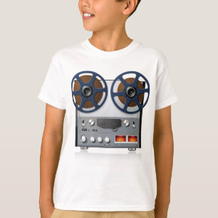 T-shirt Platine à bande vintage pour audiophile