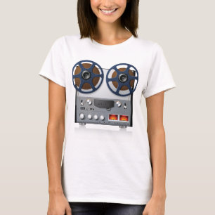 T-shirt Platine à bande vintage pour audiophile