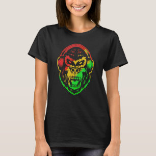 T-shirt Platine de Dj Cool Dj Monkey Discjockey Reggae