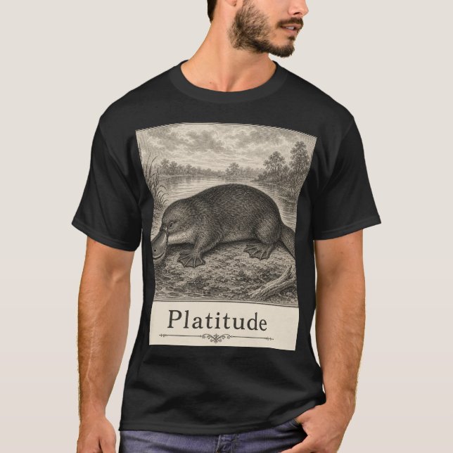 T-shirt Platitude (Devant)