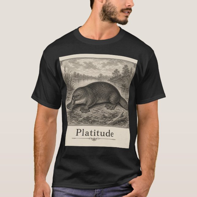 T-shirt Platitude (Devant)
