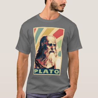 T-shirt Plato Couleurs Vintage rétro