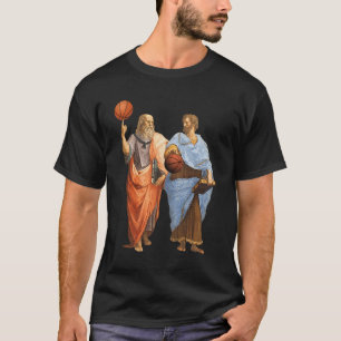 T-shirt Platon Aristote Match de basket-ball - Philosophe