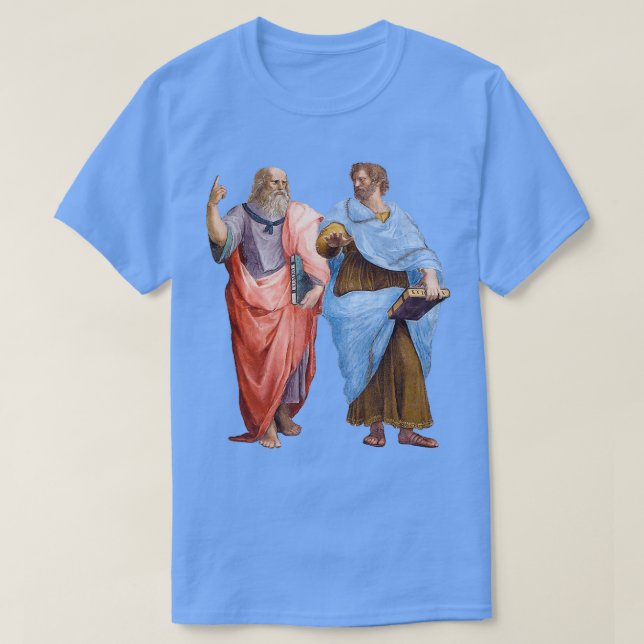 T-shirt Platon et Aristote 2 (Design devant)