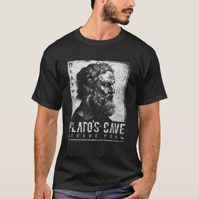 T-shirt Platos Cave Secourt Équipe Philos Hellénistique An (Devant)