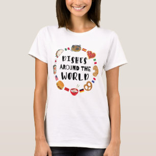 T-shirt Plats du monde entier