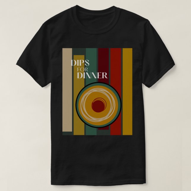 T-shirt Plats pour le dîner (Design devant)