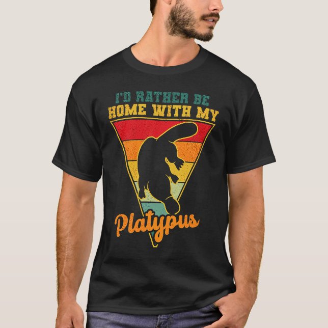 T-shirt Platypus Australia Australian Animal (Devant)