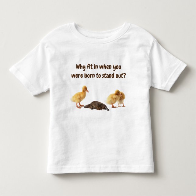 T-shirt Platypus mignon pour les jeunes (Devant)
