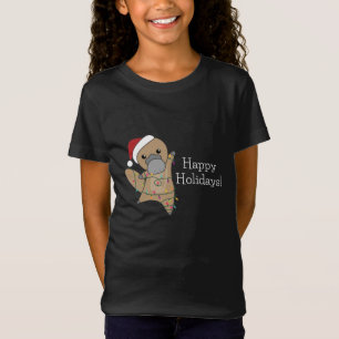 T-Shirt Platypus Tableaux de Noël Sweet Animaux
