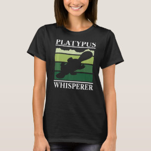 T-shirt Platypus Whisperer Animal Mammifère semi-aquatique