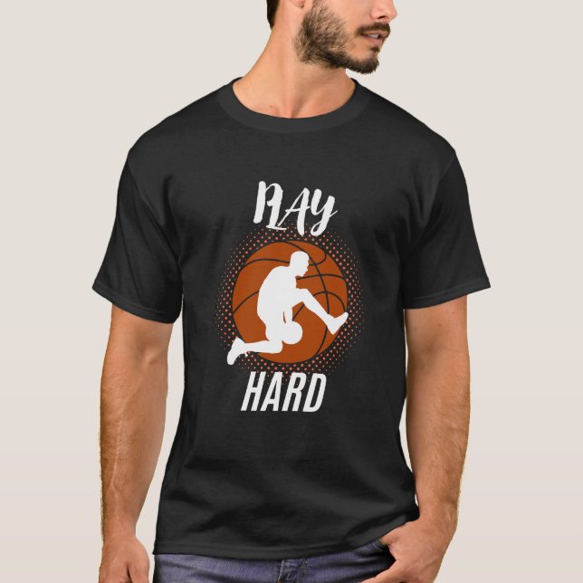T-shirt Play Hard-Perfect Birthday Gift for Football Lover (Devant)