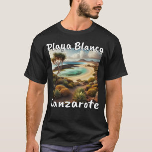 T-shirt Playa Blanca Lanzarote Plage Dune de vacances