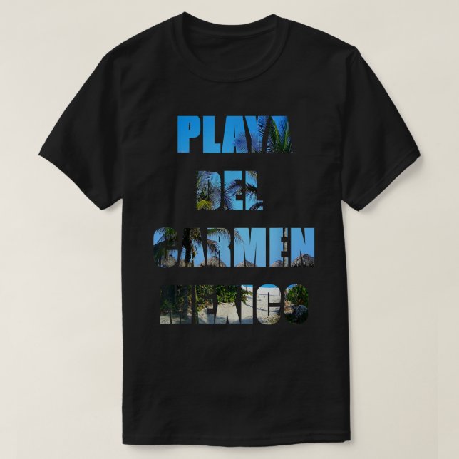T-shirt Playa del Carmen Meico Tee  (Design devant)