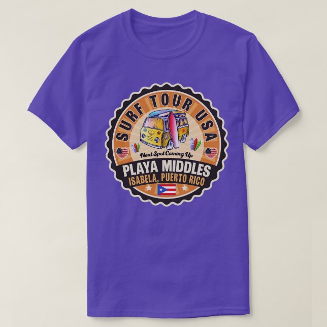 T-shirt Playa Middles Isabela Porto Rico 2 (Design devant)