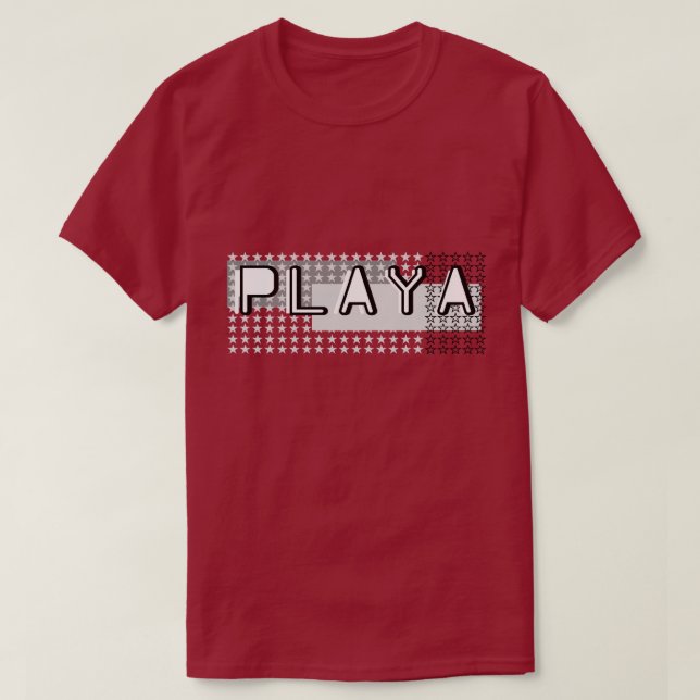 T-shirt Playa Playa pour la vie  (Design devant)