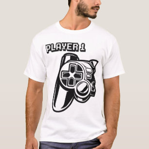 T-shirt Player 1 Player 2 Gamer Couple