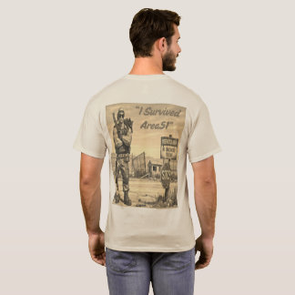 T-shirt Playera Area51 -I survived Area51