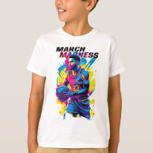 Playera básica Baloncesto Locura de Marzo