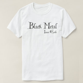 T-shirt Playera Black Metal Inner Circle (black ink)