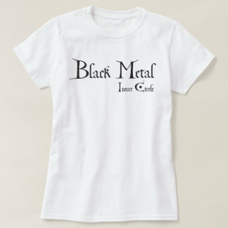 T-shirt Playera Black Metal Inner Circle (black ink)
