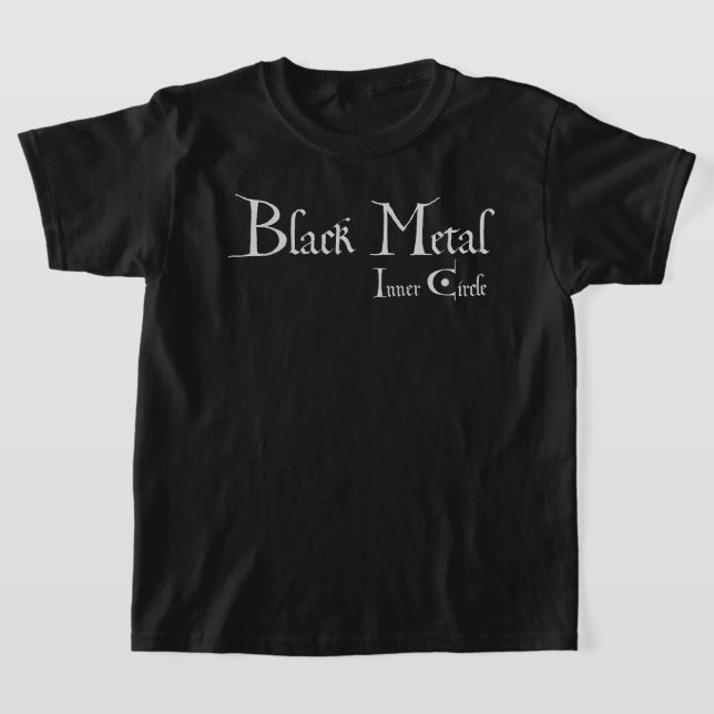 T-shirt Playera Black Metal Logo (Poser)