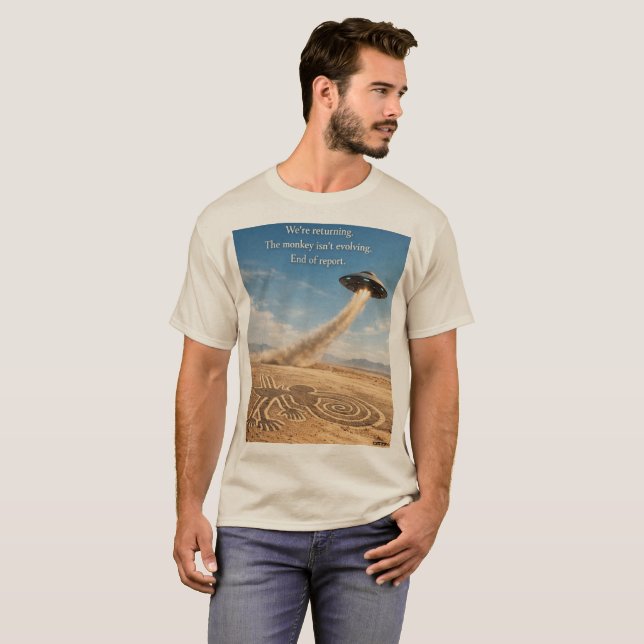 T-shirt Playera CG17S -Nazca Monkey (Devant entier)