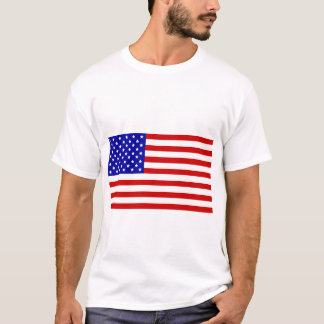 T-shirt Playera con bandera de Estados Unidos