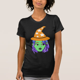 T-shirt Playera de Halloween, Bruja enojada