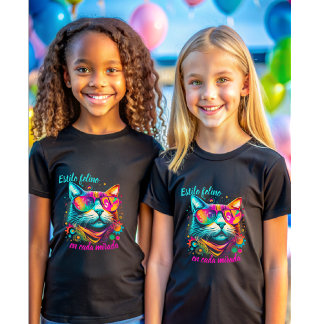 T-shirt Playera Estilo felino