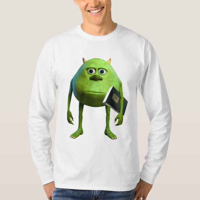 T-shirt Playera Manga Larga Mike Wazowski con Biblia (Devant)
