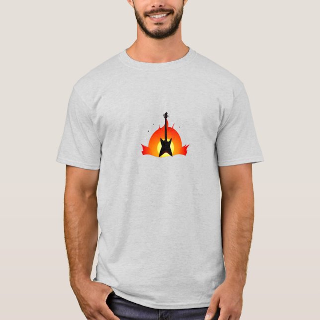 T-shirt Playera oscura básica para hombre (Devant)