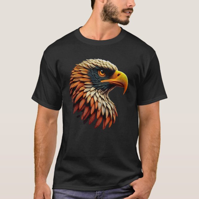 T-shirt Playera oscura básica para hombre (Devant)