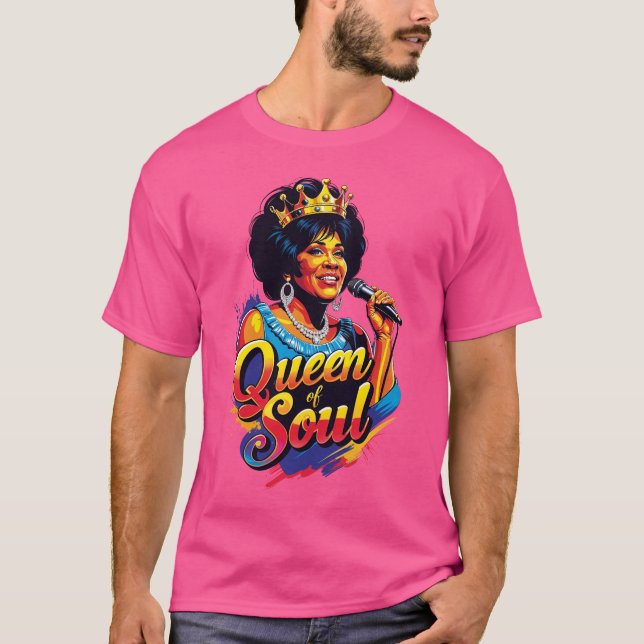 T-shirt Playera Queen of Soul (Devant)