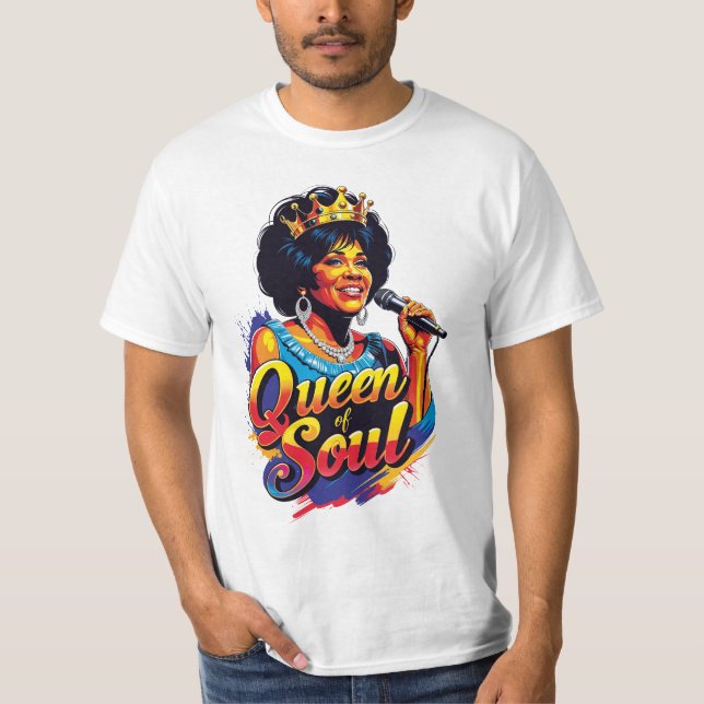 T-shirt Playera  Queen of Soul (Devant)