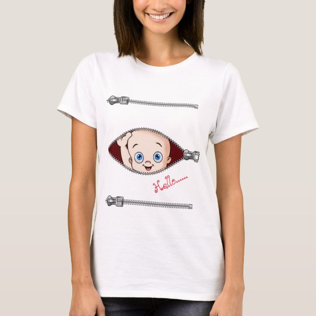 T-shirt Playeras de Maternidad/Maternité (Devant)