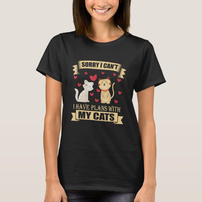 T-shirt playful cat  cat sayings 6 (Devant)