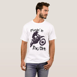 T-shirt "Playin dans la saleté" Dirtbike et Motorcross #5