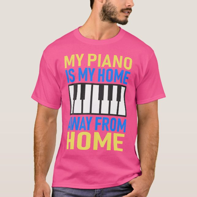 T-shirt Playing Piano And Keyboards (Devant)