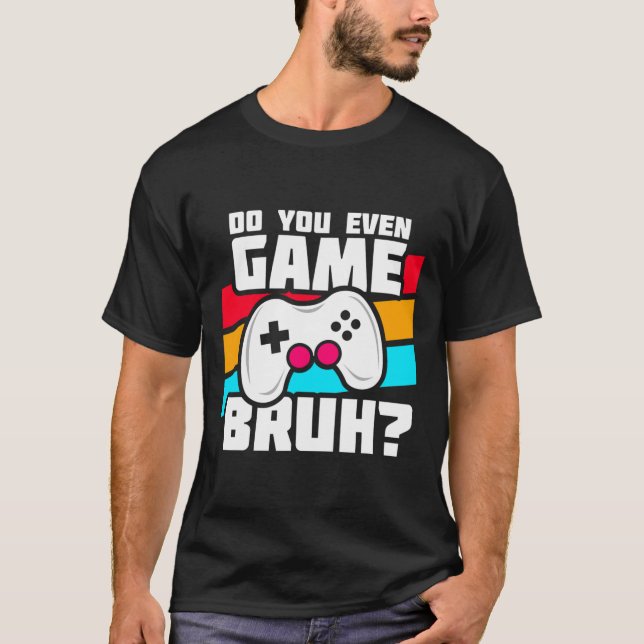 T-shirt Playing Video Games - Pc Console Gaming - Funny Vi (Devant)