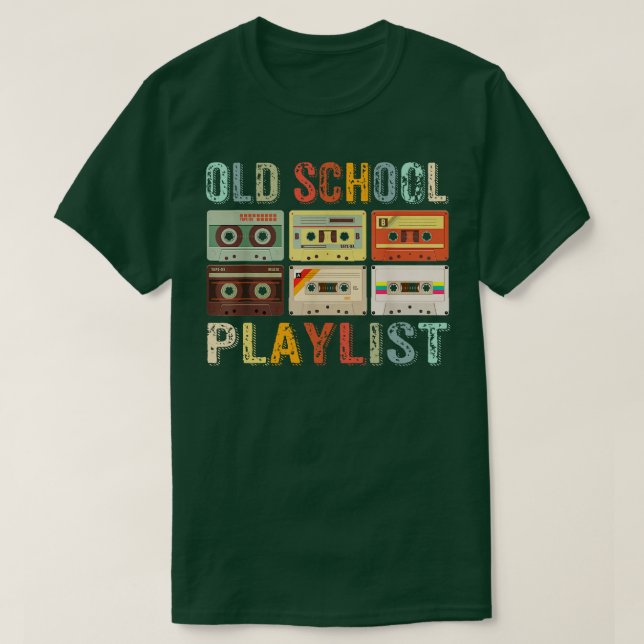 T-shirt Playlist Old School (Design devant)