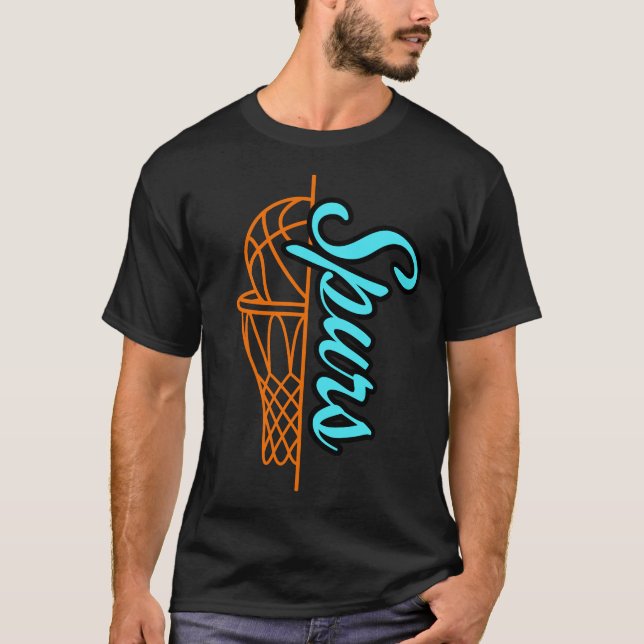 T-shirt playoff Spurs  (Devant)