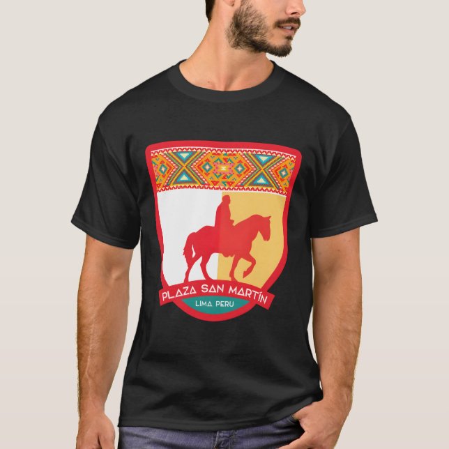 T-shirt Plaza San Martin � Lima, Pérou (Devant)