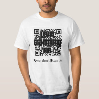 T-shirt PLease don't Scan me