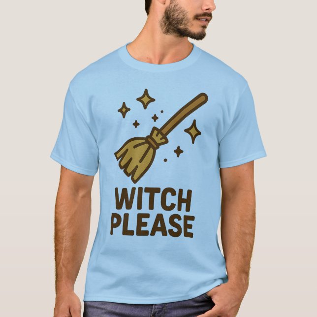 T-shirt PLEASE WITCH - Halloween (Devant)