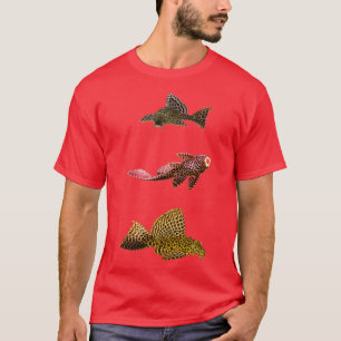 T-shirt Plecos Plecostamus Algues Mangeurs Aquarium Poisso