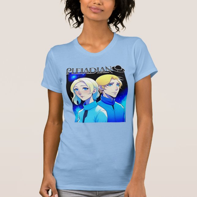 T-shirt Pleiadian Alien Race et UFO (Devant)